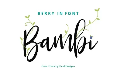 Bambi Fonts