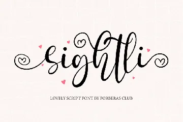 Sightli font