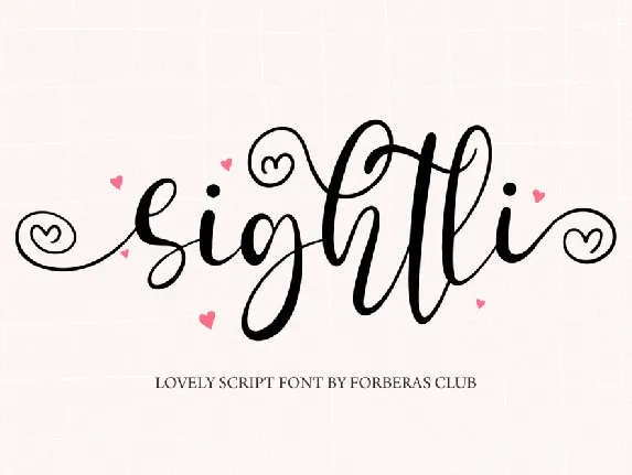 Sightli font