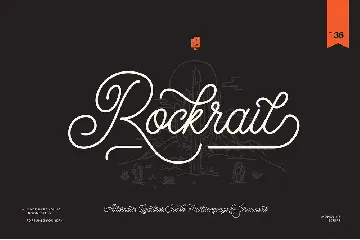 Rockrails Script Monoline font