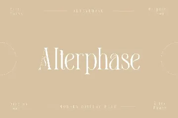 Alterphase - Modern Display Font