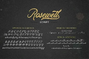 Rosewell font