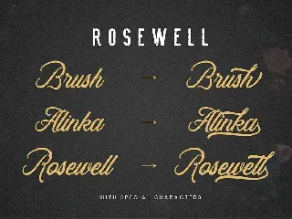 Rosewell font