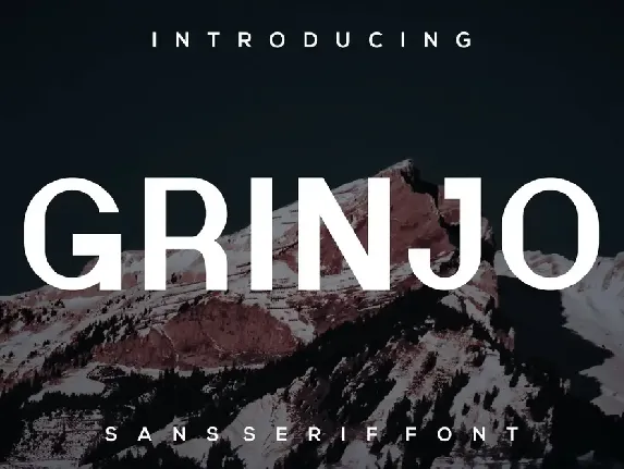 Grinjo Font