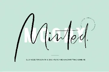 Minted Mood | Font duo