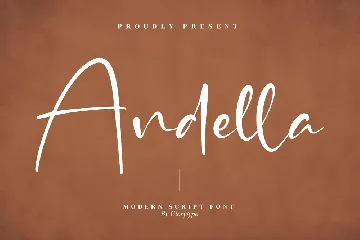 Andella Modern Script Font