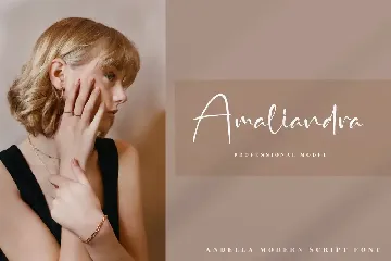 Andella Modern Script Font