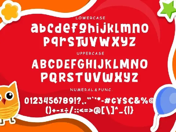 Little Queen Fun Children Typeface font