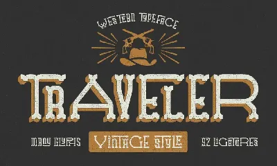 Traveler typeface font