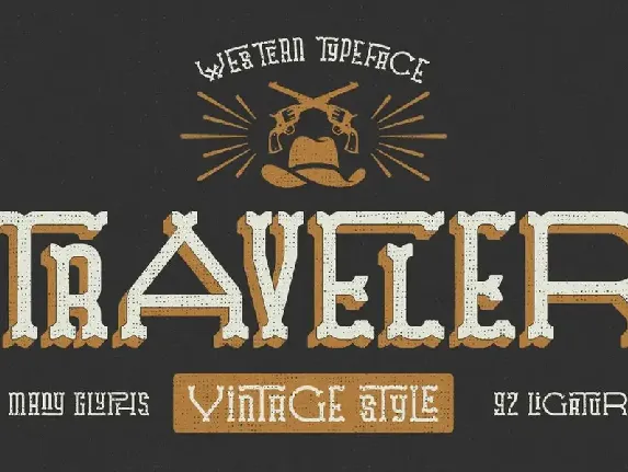 Traveler typeface font