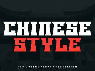 The Chinese Font