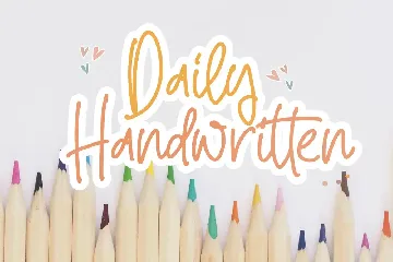 Daily Handwritten Monoline Font