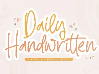 Daily Handwritten Monoline Font