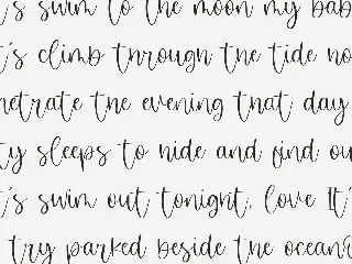 Misty Cloud Script Font