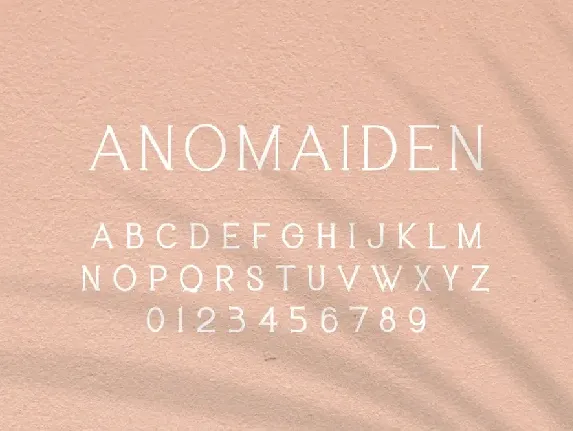 ANOMAIDEN SERIF FONT FAMILY