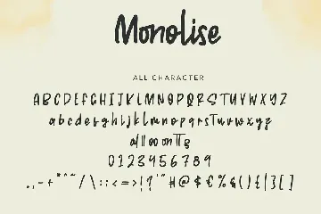 Monolise | Amazing Monoline Font