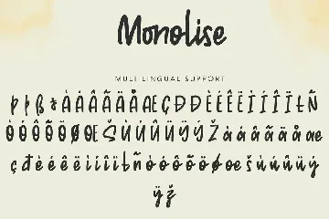 Monolise | Amazing Monoline Font