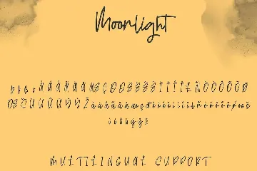 Moonlight | Casual Monoline Font