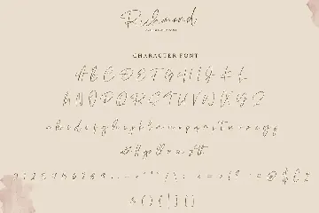 Richmond | Calligraphy Font