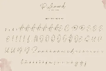 Richmond | Calligraphy Font