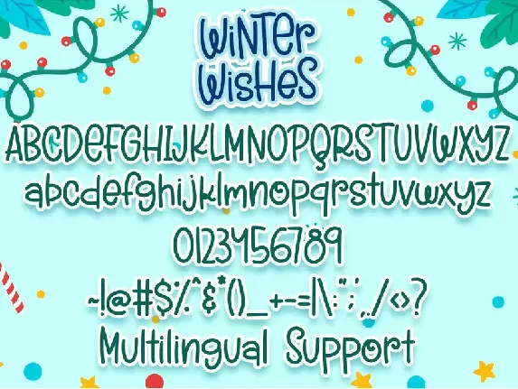 Winter Wishes font