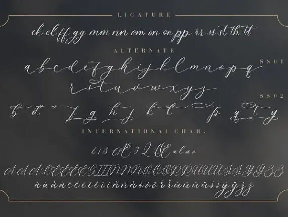 Wyattruly Luxury Script font