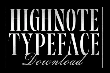 Highnote font