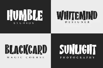 Black Trick Unique Font