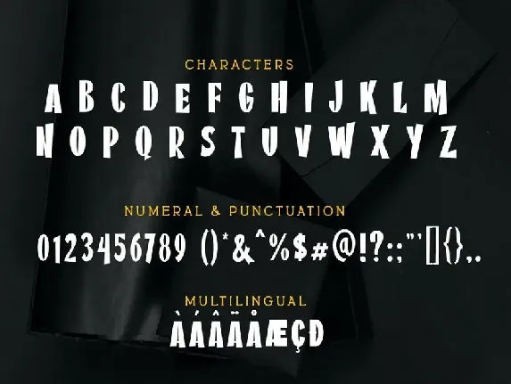 Black Trick Unique Font