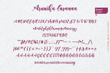 Arunika Lavanaa font