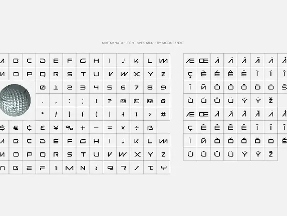 MBF Manata font