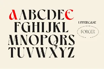 Forger font