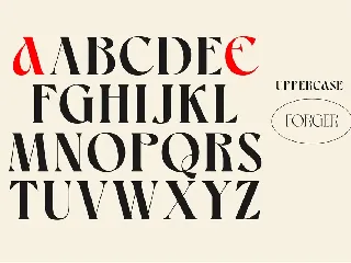 Forger font