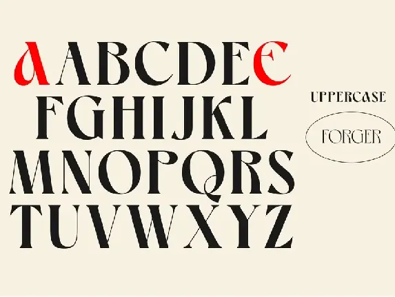 Forger font