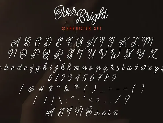 Over Bright Handwritten Font