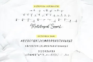 Octhovia Font Duo and Extras