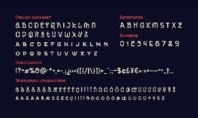 Exa Metline font