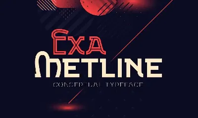 Exa Metline font