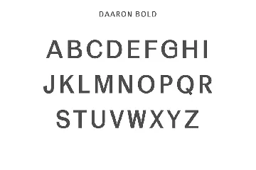 Daaron Sans Serif Font Family