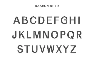 Daaron Sans Serif Font Family