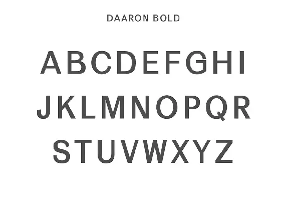 Daaron Sans Serif Font Family