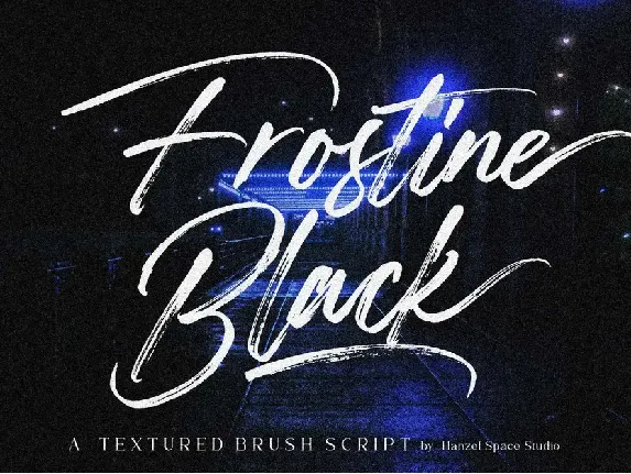 Twilight - Textured Brush Script font