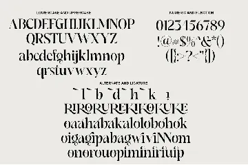 Nigante font