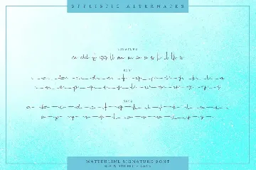 Watterline-Elegant Signature Font