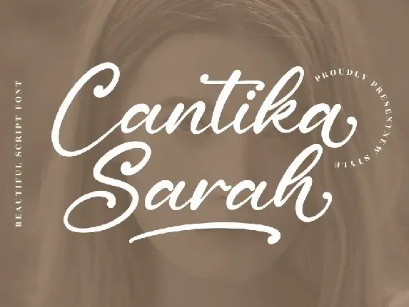 Cantika Sarah Script Font