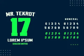 Tekrot Athletic Font