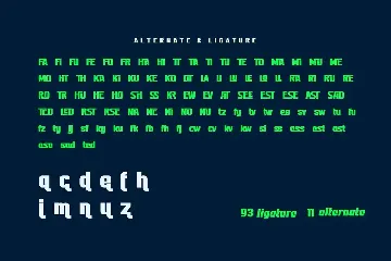 Tekrot Athletic Font