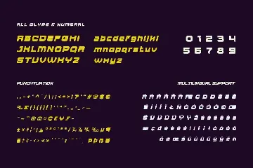 Aougtron | Athletic Font