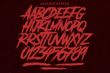 Another Danger | Horror Font