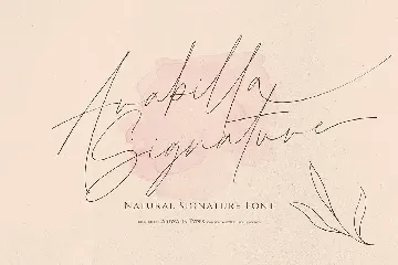 Arabilla Signature font